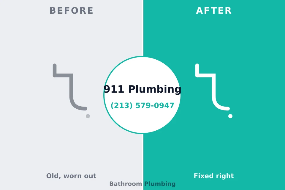Before and after: plumbing company Algood, TN